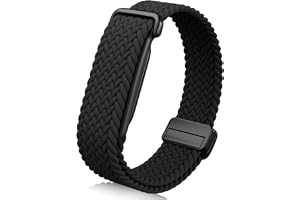 CreoArte Nylonarmband kompatibelt med Google Fitbit Air, mjukt och andningsbart justerbart sportarmband för herr dam