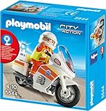 PLAYMOBIL 5544 - Notarzt-Motorrad mit Blinklicht