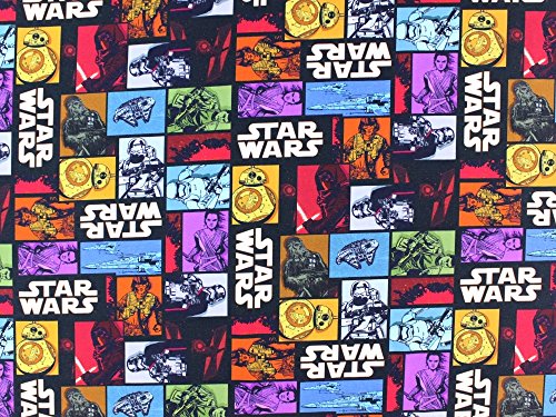Baumwolljersey Star Wars Comic, Meterware / Top-Qualität / Öko-Tex 100