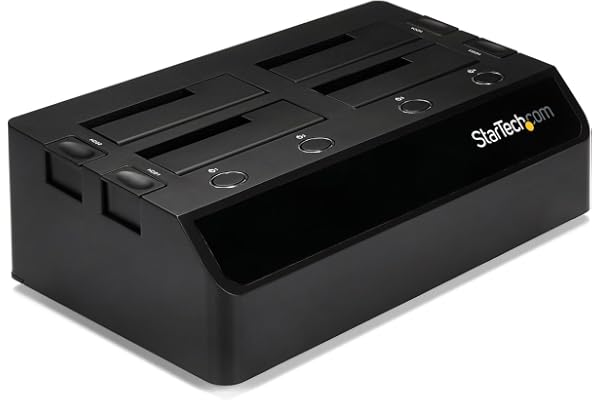 StarTech.com Station d'accueil USB 3.0 pour 4 disques durs SATA III 2,5"/3,5" 6Gb/s - Dock HDD / SSD avec UASP et ventilateurs (SDOCK4U33)