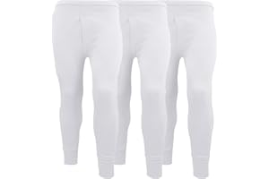 ORBIZ Pack of 3 Mens Thermal Underwear Trousers Long Johns Base Layer Extreme Hot Brushed Inside Ultra Soft Trousers Leggings Pants