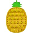 FunBlast Pop It Fidget Toy, Autism Special Needs Silicone Stress Reliever, Squeeze Sensory Toy (Pineapple)