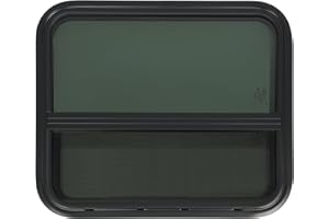 Donened - Finestra laterale per camper, roulotte, finestre laterali, 600 x 500 mm, finestra verticale orizzontale per camper, roulotte, furgone, camper