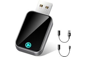 Alltotive S2 Mini Adaptador Carplay Inalámbrico para iPhone, Convierte Cableado a Inalámbrico, USB A/C Plug and Play, Compatible iOS 10+ y Coches con Car Play Desde 2016 (Gris)