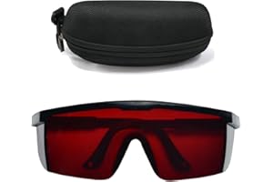 JUXINE Laser Safety Glasses Goggles for Operator Eye Protection During Laser Cosmetology and Hair Removal Treatment - IPL 190nm-2000nm Protection