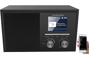 Radio Internet connectée 6 W avec écran couleur et fonction réveil IRS-250 [VR-Radio]