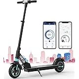 RCB Monopattino Elettrico, Monopattino Elettrico Ultra Portatile con APP, Controllo Cruise, 3 Modalità di Velocità, Display L