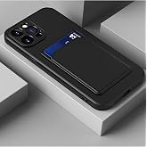 CONSTRAIN - iPhone 16 Pro Max ile uyumlu Kılıf Kamera Korumalı Kartlıklı C&uuml;zdanlı Yumuşak Renkli Silikon Kapak i&ccedil;i Kadife
