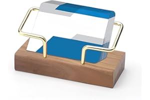 APOMOONS Porta Biglietti da Visita da Tavolo Portabiglietti da Scrivania Espositore Post Buisness Cartolina Artigianato Mostra Flyer Montaggio A Parete Catalogo Custodia Proprietario Presentacion