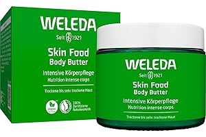 ‎WELEDA WELEDA Bio Skin Food Body Butter - vegane Naturkosmetik Körperbutter mit Sheabutter & Kakaobutter. Unisex Körperpflege Creme für Frauen & Männer zur Hautpflege von trockener & rauer Haut (1x 150ml)