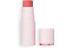 ‎REVOLUTION BEAUTY LONDON Revolution Skin Silk Blush Stick - Aufbauende Farbe für Wangen, Augen und Lippen - Creme-zu-Puder-Formel - Vegan & Cruelty-Free - Peachy Pink - 4,5 g