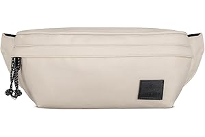 JOHNNY URBAN Marsupio Donna e Uomo Beige - Tom - Cintura Borsa a Tracolla per Festival e Sport - Piccolo Bum Bag Borsellino da Viaggio - Idrorepellente