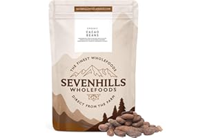 ‎SEVENHILLS WHOLEFOODS Sevenhills Wholefoods Bio-Rohkakaobohnen 500g zur Herstellung von Süßwaren, Desserts, heißen Schokoladengetränken