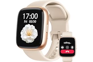 CATGIFF Smartwatch Uomo Donna, 1.83" HD Orologio Smartwatch Uomo Impermeabile IP68 con Effettua/Risposta Chiamate, Contapassi/Cardiofrequenzimetro, 100 Modalità Sportive Smart Watch per Android iOS,Rosa