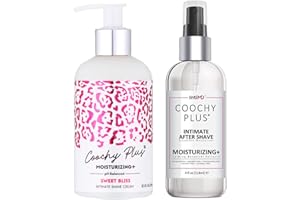 INTIMD Coochy Plus Intimate Shaving Complete Kit - Sweet Bliss & Organic After Shave Protection Soothing Moisturizer Mist – Antioxidant Formula Prevents Razor Burns, Itchiness & Ingrown Hairs