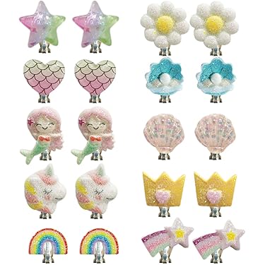 Orecchini Sticker Miraculous - Ladybug E Cat Noir, 24 Paia, Per Bambine, Multicolore - Foto 5