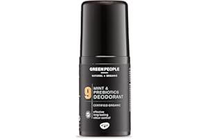 GREENPEOPLE Green People For Men No. 9 Mint and Prebiotics Deodorant - Vegan, Organic & Cruelty Free, 75ml
