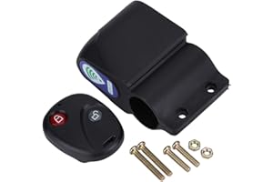 EJOYOUS Bezprzewodowy system alarmowy do roweru, alarm antykradzieżowy, z pilotem zdalnego sterowania, inteligentny bezprzewodowy pilot zdalnego sterowania, alarm rowerowy do pojazdów motocyklowych, skuterów,