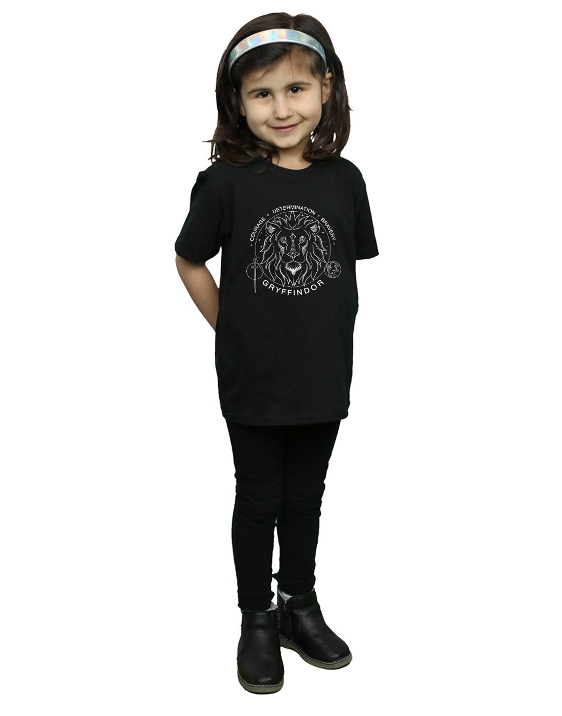 Absolute-Cult-Harry-Potter-Mdchen-Gryffindor-Seal-T-Shirt