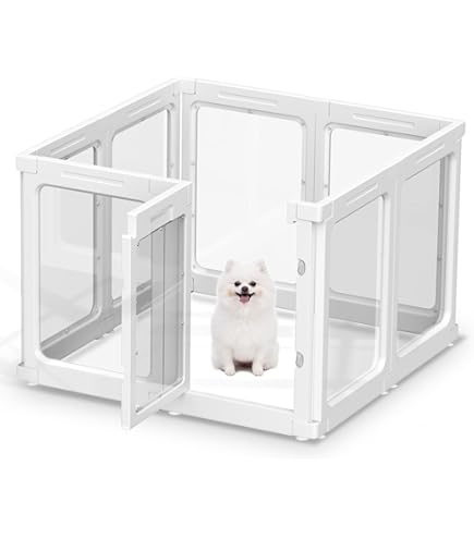 Puppyren - hondenren - opvouwbaar - 90x90x60 cm- wit Puppyren - hondenren - opvouwbaar - 90x90x60 cm- wit