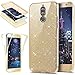 Produktbild HMTECH Huawei Mate 10 Lite Hülle Glitzer Bling Full-Body 360 Coverage Protective Front + Back Rundum Double Beidseitiger Durchsichtig Silikon TPU Schutzhülle für Mate 10 Lite,Glitter Full TPU:Gold
