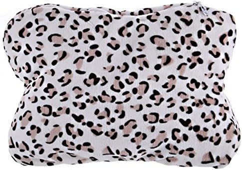 Pets Nest Pet Sprite Leopard Tattoo Bone Pad Washable Pet Cat Dog Mat Cat Nest Kennel,50X34X10,Grey