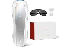 IPL Hair Removal Device, Ulike Air 10, 15℃ Patented Sapphire Ice Cooling, Dual Lights for Double Efficiency, Skin Sensor & SHR Mode* for Painless Experience, IPL Hair Remover from Home, Silver