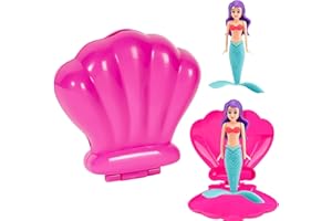 HUAHUANGHUI Juguete de Piscina de Sirena,Concha de Juguete de Piscina,Juguetes de Buceo para Niños, Juguetes de Agua de Natación de Verano, Accesorios de Piscina de Buceo Verano para Niños