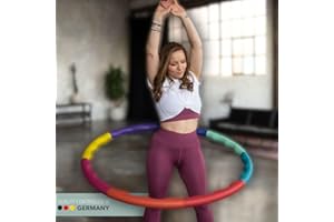 ‎ELLI HOOP Elli Hoop® M - DAS ORIGINAL - Hula Hoop Reifen, Gymnastikreifen zum Abnehmen, Fitness für Anfänger [1,3 kg]