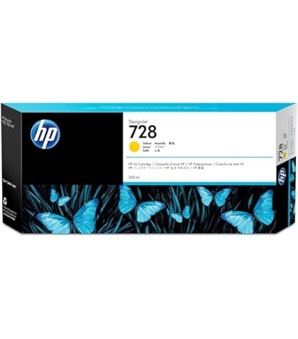 HP 728 F9J68A Matte Black 300-ml Genuine Ink Cartridge, High