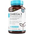 Omega 3 Olio di Pesce da 2000 mg - 660 mg EPA e 440 mg DHA per Porzione - 240 SoftGel Capsule di Olio di Pesce Puro - Fornitu