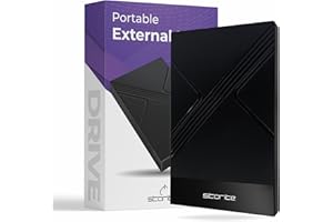 ‎STORITE Storite 1TB Typ-C tragbare Externe Festplatte, 2,5 Zoll HDD-Backup-Speicher mit USB 3.1/USB C, schnelle Datenübertragung, kompatibel mit Laptop, PC, Mac, Windows, Gaming (schwarz)