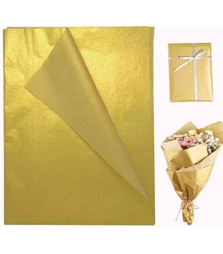 CHRORINE 60 vellen zilveren tissuepapier kunst geschenkverpakking vloeipapier bulk voor doe-het-zelf ambachten decor verjaardag vakantie feest (50 x