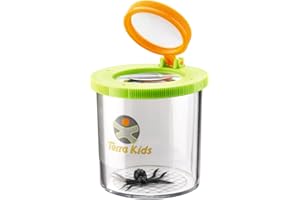 HABA Terra Kids Becherlupe – Kinder-Lupenbecher zum Erkunden der Natur – Mit Doppellinse & Kunststoff-Spinne für Entdeckerspaß für Kinder ab 5 Jahren – 1005241001