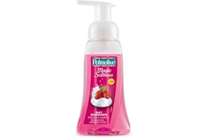 PALMOLIVE Lot de 6 Flacons pompe 250ml mousse lavante Pouss'Mousse parfum Framboise