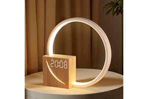 blonbar Lampe De Chevet 10w Avec Fonction De Charge Usb, Réveil Lumière Touch Control Variable Lampe De Table Aide Au Sommeil Bébés & Adultes, 3 Niveaux De Luminosité Veilleuse Pour Chambre Salon