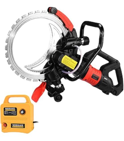 Scie Circulaire à Béton électrique 5000W - Profondeur De Coupe 29/39/49 Cm - Rainureuse Murale