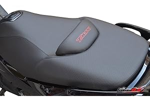 Housse de Selle pour T-Max 500 2001-2007 Noir/Rouge