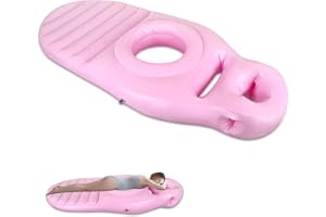 Strixorn Cuscino Gonfiabile per la Gravidanza, Tappetino da Yoga per Donne Incinte con Foro, Tappetino per la Posizione Prona per Donne Incinte, Cuscino per Tutto il Corpo con Supporto(Rosa)