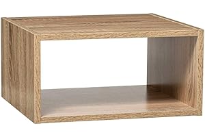 5 FIVE SIMPLY SMART 5five - étagère 1 2 Cases Mix n modul Effet chêne Naturel