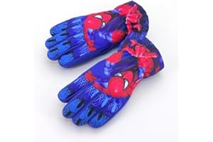 ZONSTORE Guanti da Sci per Bambini Guanti da Ciclismo Guanti Caldi Impermeabili e Antivento per Bambini 5-10 Anni Arrampicata in Biciclett