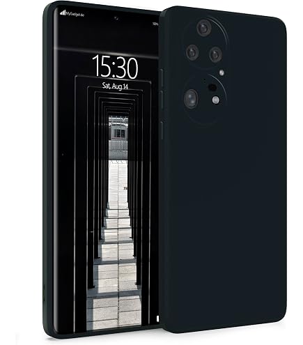 MyGadget Coque Pour Huawei P50 Pro – TPU Souple Ultra Fine – Noire – Anti-choc Et Rayures