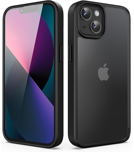 HWS24 Black Replacement Back Cover Housing Frame For IPhone 15 - Premium Quality
