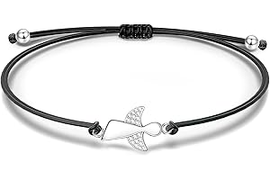 NINAWISH Sterling Silber Armband für Damen, Glücksarmband, Freundschaftsarmband, Knöchel-Armband, Muttertagsgeschenk für Mama, Schmuck Freundschaft Geschenke für Frauen, Armband Damen, mit Schmuck-Box