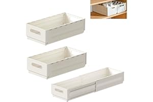 xocome - Juego de 2 organizadores de armario extraíbles, estante base estrecho de cocina para fregadero, baño y armario de pared, estante multifuncional que ahorra espacio