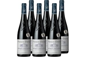Plessis Duval - AOP Saumur Champigny - Vin Rouge - Lot de 6 bouteilles x 75 cl