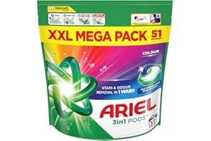 Ariel Kolor wszystko w 1 kapsułkach, 51 prań