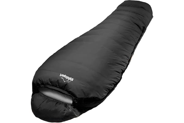 Gipfelsport Sac à Coucher Momie - Sac à Coucher Outdoor pour Adultes et Enfants | pour Hiver, Automne et Printemps