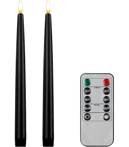 DRomance Candele Senza Fiamma, Funzionamento A Batteria, Con