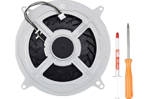 KBRPARTS New PS5 CPU Cooling Fan, Internal Cooler Fan Replacement for Sony Playstation 5 PS5 Series 12V 2.15A 23 Blades